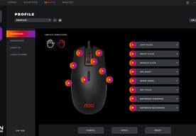 Photo AOC GM500 / Hráčska myš s množstvom nastavení