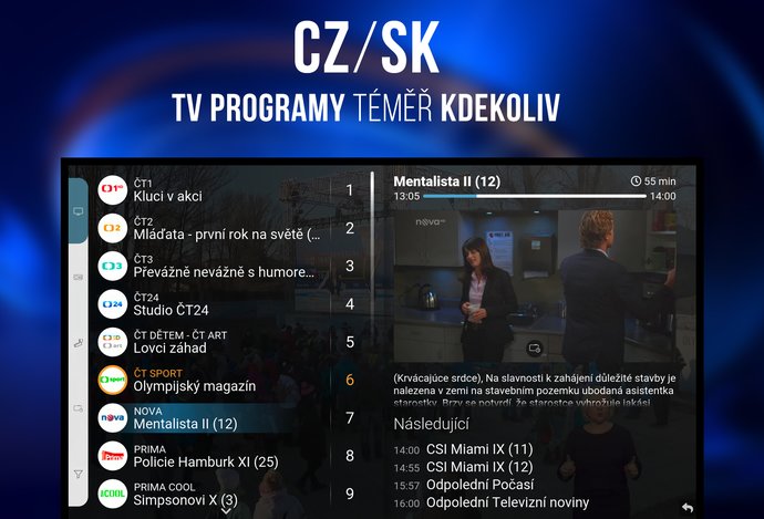 Photo Česká smart televízia štartuje s viac ako 200 programami, TV vysielanie zlacnie
