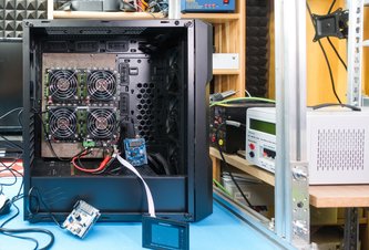 Photo Test účinnosti chladenia PC skrine SilentiumPC Regnum RG6V