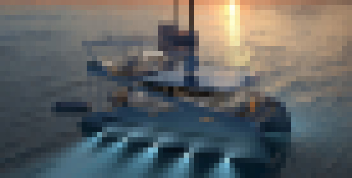 Photo Luxusný katamaran na solárny pohon s plne automatizovanou krídlovou plachtou