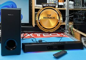 Photo Sound Blaster Katana V2 – soundbar so subwooferom nielen pre hráčov