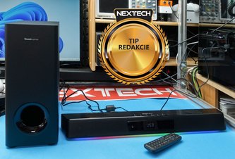 Photo Sound Blaster Katana V2 – soundbar so subwooferom nielen pre hráčov