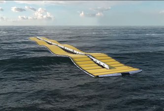 Photo Plávajúce “chrbtica” premieňa vlny na elektrinu a vyprodukuje až 100 MW