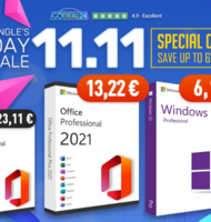 Photo Godeal24 11.11 výpredaj: Získajte doživotný Office 2021 len za 13,22 € a Windows 10 od 6,11 €! Zostávajú posledné 3 dni!