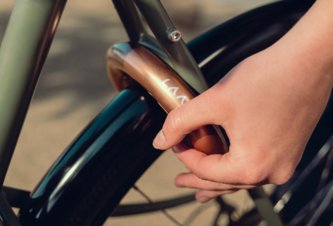 Photo Inovatívny zámok na bicykel sa ovláda cez telefón