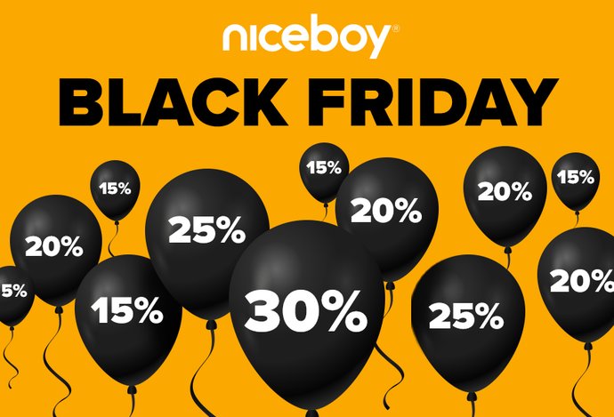 Photo Užite si Black Friday s Niceboy! Tie najobľúbenejšie produkty za skvelé ceny 