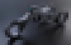 Photo Autonómna robotická trojkolka ako vystrihnutá z dystopickej budúcnosti