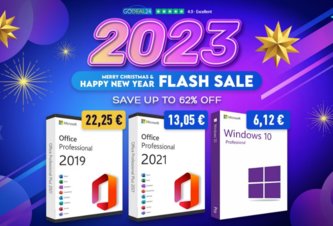 Photo Ušetrite v novoročnom výpredaji roku 2023 na Office 2021, Windows 10 a ďalšie už od 6 €!
