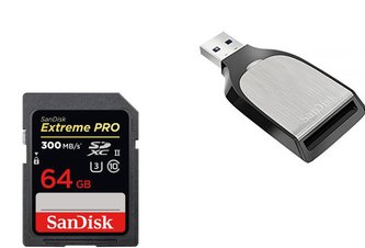 Photo SanDisk Extreme PRO SDXC UHS-II 64GB, SD UHS-II Reader/Writer: 64 GB pre moderné bezzrkadlovky