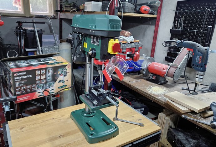 Photo Stolová vŕtačka Parkside PTBM 400 A1