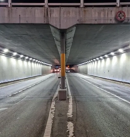 Photo Betón aktivovaný svetlom odstraňuje v tuneloch znečistené ovzdušie