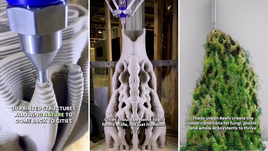 Unikátne riešenie chce vrátiť prírodu do miest pomocou 3D tlače