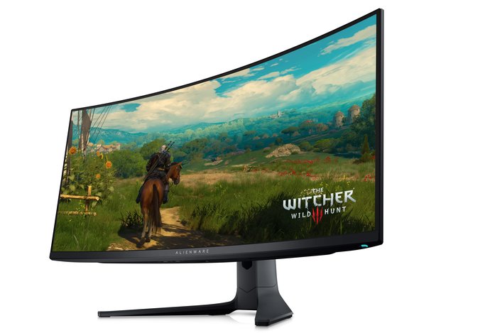 Photo Dell Alienware AW3423DWF / Dizajnový monitor s 34-palcovou zakrivenou obrazovkou QD OLED