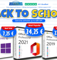 Photo Vráťte sa do školy s balíkom Microsoft Office 2021 za 13 € a Windows 11 za 10 € na Godeal24