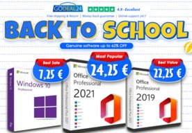 Photo Vráťte sa do školy s balíkom Microsoft Office 2021 za 13 € a Windows 11 za 10 € na Godeal24