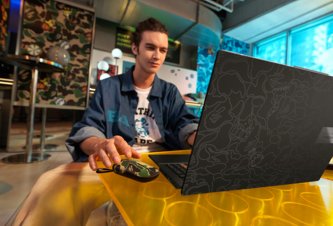 Photo ASUS Vivobook S 15 OLED BAPE Edition  / Dizajnový notebook s veľmi  kvalitným displejom OLED