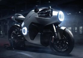 Photo Futuristická elektrická motorka Eyelights Rocket One má head-up displej ako stíhačka