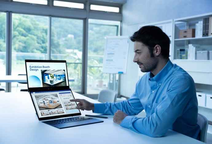 Photo ASUS Zenbook DUO, prvý notebook na svete s dvoma 14