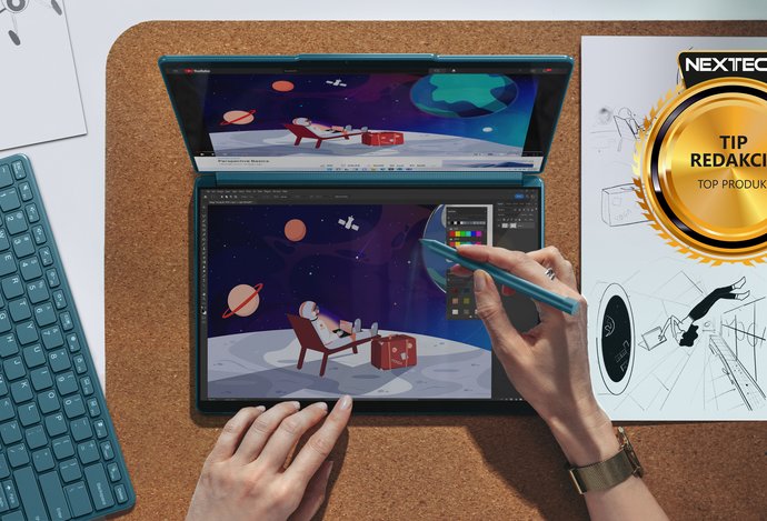 Photo Lenovo Yoga Book 9i / Dva sú lepšie ako jeden 