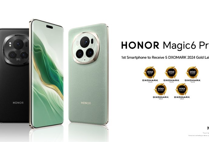 Photo HONOR Magic6 Pro: Prvý smartfón, ktorý získal päť medailí DXOMARK 2024 Golden Label