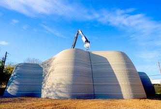 Photo Obrovské robotické rameno dokáže vytlačiť dvojposchodový dom