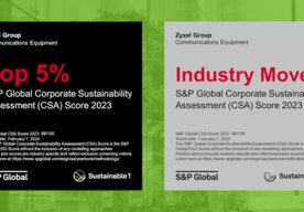 Photo Skupina Zyxel Group v TOP 5 % v ročenke udržateľnosti spoločnosti S&P Global