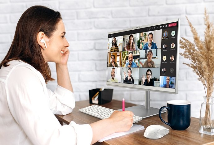 Photo Acer představuje stolní počítače řady  Aspire C; první all-in-one počítače Acer s umělou inteligencí