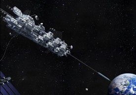 Photo Vesmírny “výťah“ bude voziť turistov na geostacionárnu stanicu 35 000 km nad Zemou