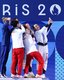 Photo Paríž 2024: Medailisti si robia „víťazné selfíčko”