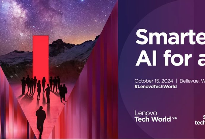 Photo Na globálnom podujatí Tech World spoločnosť Lenovo odhalila svoje najnovšie komplexné hybridné AI portfólio 