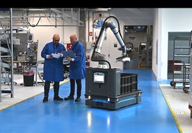 Photo Nový mobilný robot od spoločnosti MiR kombinuje presné robotické rameno a autonómnu mobilitu s vysokou nosnosťou