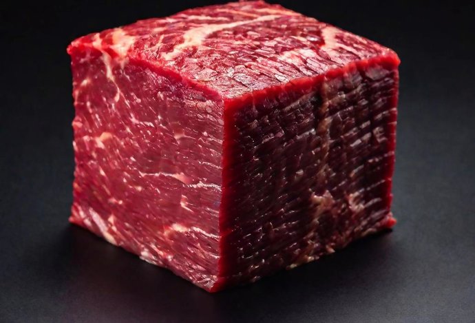 Photo Video z 3D tlače steakov sa nestretlo s pozitívnym prijatím