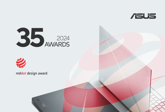 Photo ASUS získal 35 ocenení 2024 Red Dot Product Design Award