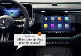 Photo   Hlasový asistent MBUX a vedomostná funkcia riadená UI umožňujú prirodzené rozhovory s vaším vozidlom značky Mercedes-Benz