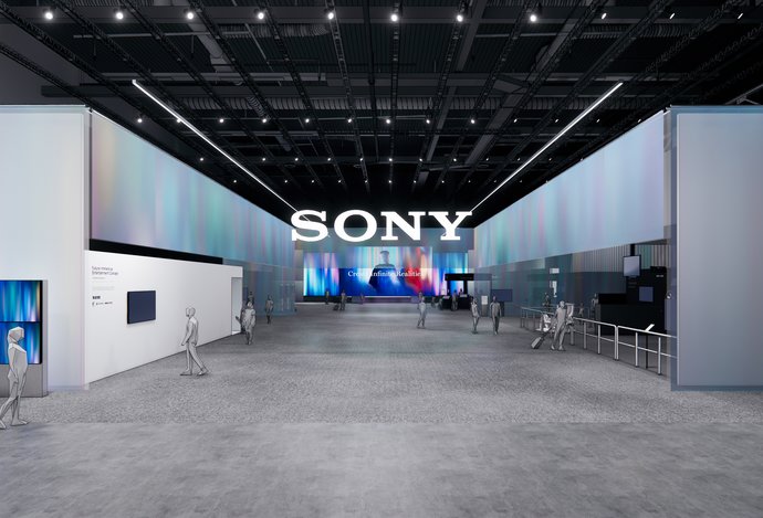 Photo Sony vystavuje na veľtrhu CES® 2025