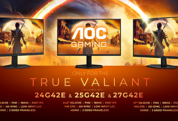 Photo Mimořádný výkon dostupný všem / Řada monitorů AOC GAMING G42 ohromí hráče vysokou obnovovací frekvencí