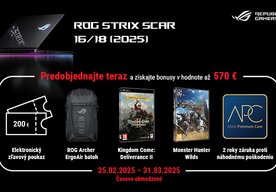 Photo 2025 ROG Strix SCAR: Prvé herné notebooky novej generácie prichádzajú na trh