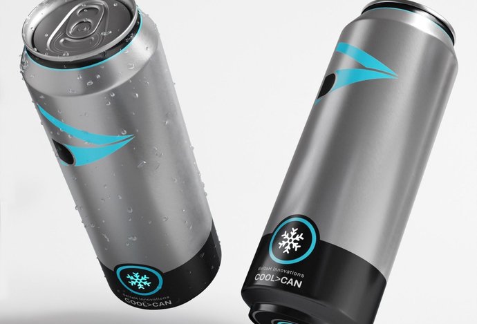 Photo Prvá samochladiaca plechovka na nápoje na svete