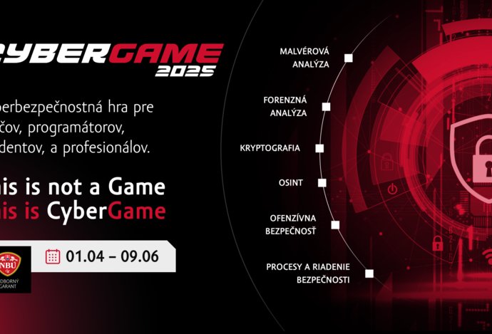 Photo Národná kyberbezpečnostná hra CyberGame v štvrtom ročníku