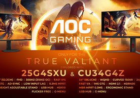 Photo Novinky pro milovníky e-sportu z řadu G4 posouvají hranice Ultraširoký monitor AOC GAMING s frekvencí 240 Hz a 310 HZ