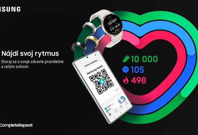 Photo Nasledujte srdce a zapojte sa do výzvy. Samsung vás pozýva k pohybu