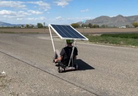 Photo Solárne vozidlo s nekonečným dojazdom skonštruované z pokazeného hoverboardu  