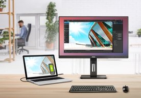 Photo AOC Q27P3CW / Pripojte notebook a pracujte