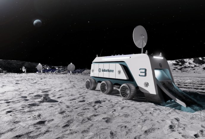 Photo Lunárny bager sa pripravuje na ťažbu hélia-3 na Mesiaci