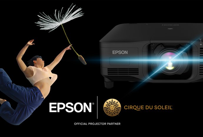 Photo Spoločnosť Epson zabezpečuje európsku umeleckú rezidenciu Cirque du Soleil ako oficiálny projektorový partner