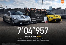 Photo Xiaomi SU7 Ultra prekonalo traťový rekord na Nordschleife s časom 7:04.957