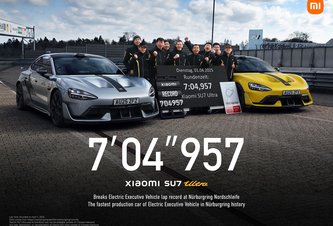 Photo Xiaomi SU7 Ultra prekonalo traťový rekord na Nordschleife s časom 7:04.957