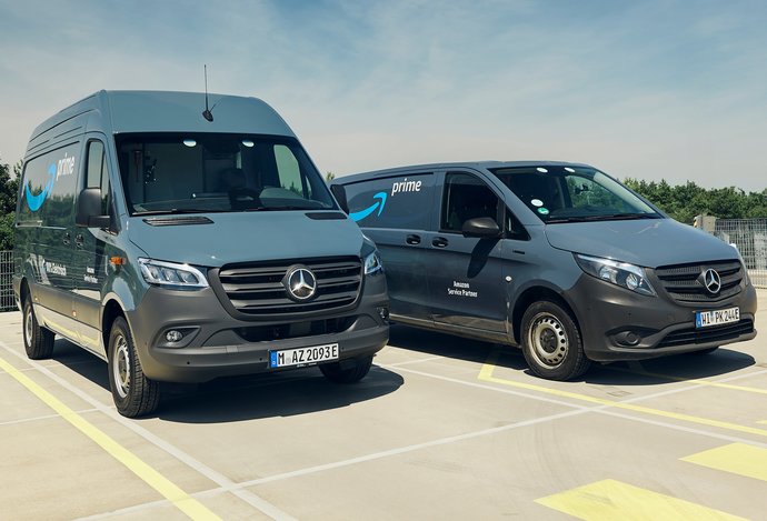 Photo Mercedes-Benz Vans dodá približne 5 000 elektrických vozidiel doručovacím partnerom Amazonu