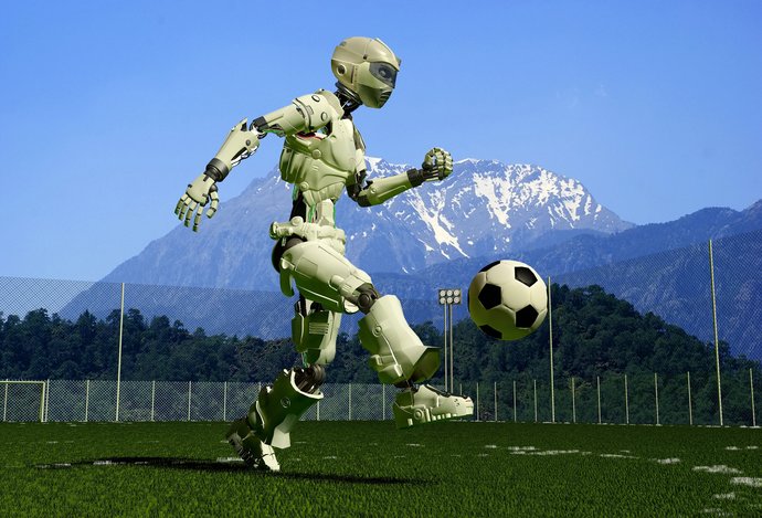 Photo Autonómne roboty si zahrali v Pekingu futbal