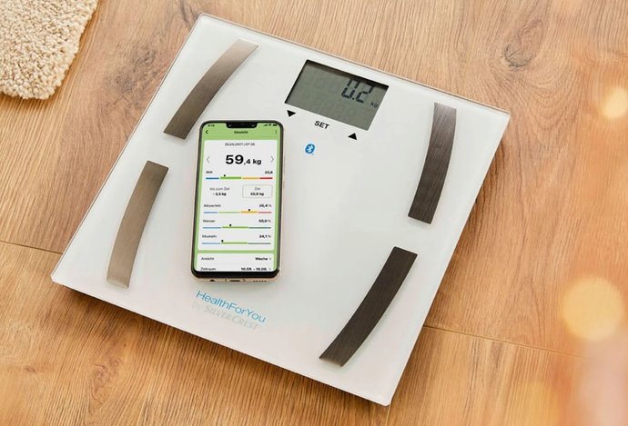 Photo Diagnostická váha Silvercrest Personal Care